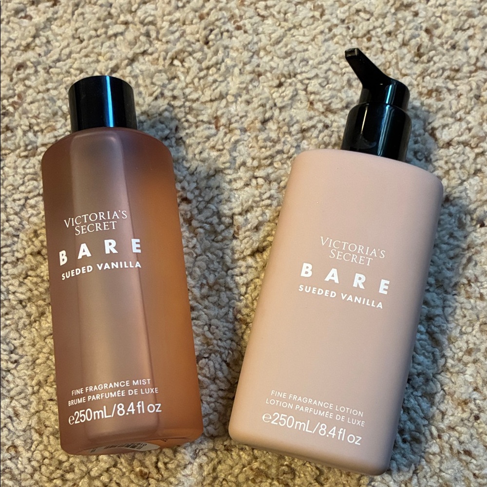 Victoria's Secret Bare Sueded Vanilla Mist & Lotion Set